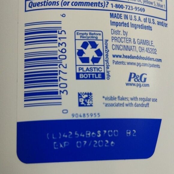 HEAD & SHOULDERS TEA TREE OIL 2in1 SHAMPOO CONDITIONER 12.5 OZ 9/25/7/2026 lot 2 - Picture 6 of 8